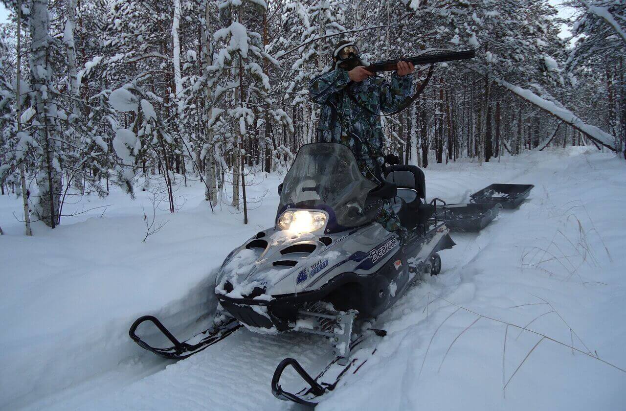 Снегоход для охоты