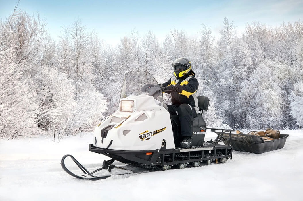 Снегоход с одной лыжей